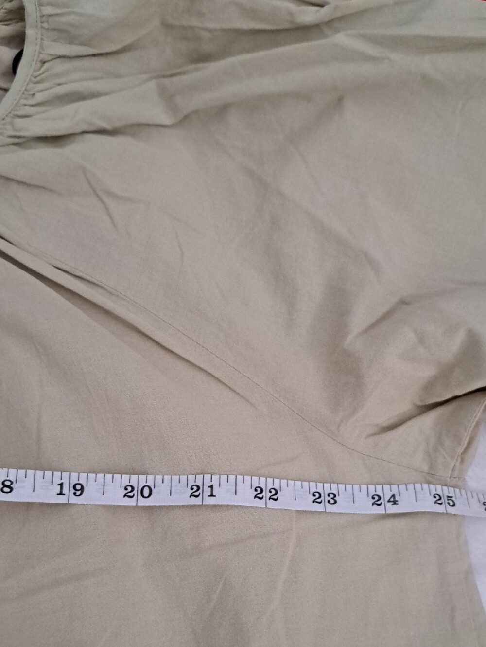 H&M Light Cream Long Sleeve Maxi Dress - Picture 7 of 10